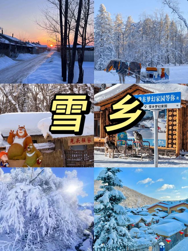参考哈尔滨雪乡6日游详细人均花费ag九游会登录春节到哈尔滨六日程(图3)